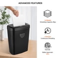 thumbnail image 2 of 12-Sheet Auto Cross-Cut Paper Shredder, CD and Credit Card Home Office Shredder with Handle & 25L Bin, 2 of 9