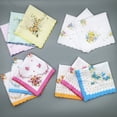 thumbnail image 2 of Mouchoir Carré en Gaze de Coton Serviette Mouchoir, 2 of 5