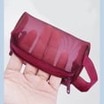 thumbnail image 4 of 3Pcs Nylon Mesh Wallet, Uscallm Nylon Mesh Wallet Large Capacity Key Bag Card Bag Money Bag Transparent Storage Bag, 4 of 6