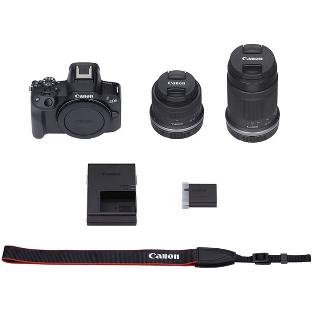 Canon EOS カメラ セット Canon EOS R50 Mirrorless Camera with 18-45mm and 55-210mm Lenses