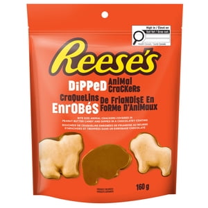 REESE'S Dipped Animal Crackers, Enjoy a delicious snack, 160g