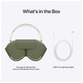 thumbnail image 4 of Restored Apple AirPods Max Wireless Over-Ear Headphones | Active Noise Cancellation, Transparency Mode, USB-C, Bluetooth (Green, Open Box), 4 of 5