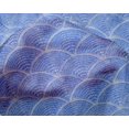 thumbnail image 5 of oneOone Silk Tabby Blue Fabric Block Sewing Craft Projects Fabric Prints By Yard 42 Inch Wide, 5 of 5