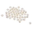 thumbnail image 3 of simhoa 50 Pieces Artificial Pearl with Shank 2 Holes Button DIY Crafts Decoration 10mm, 3 of 8