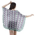 thumbnail image 4 of Moomaya Boléro Ouvert Imprimé Manches Kimono Imprimé Couverture de Plage pour Femmes, 4 of 5