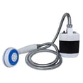 thumbnail image 2 of Douche de Camping Portable, Pompe de Douche Extérieure Rechargeable par USB avec 2 Modes de Jet, Pomme de Douche Multifonction pour le Camping, la Randonnée et les Voyages, Facile à Utiliser, 2 of 8