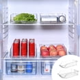 thumbnail image 4 of JMYHOAM Storage Bags Drinks Fridge Storage Box Double Large Capacity Retractable Shelves PET Household Beer Cola Organiser Home Storage, 4 of 7