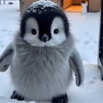 thumbnail image 3 of Super Realistic Plush Robot Penguin, My Realistic Robot Penguin, Interactive Emotional Support Partner - Waddle, Chirp (1PCS), 3 of 9