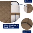 thumbnail image 3 of 2024 Reversible Quilted Sofa Cover  Water Resistant Slipcover Furniture Protector  Washable Couch Cover with Non Slip Foam and Elastic Straps for Kids  Dogs  Pets (Small  Pink/Beige), 3 of 7
