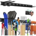 thumbnail image 2 of All-Metal Garage Tool Organizer Wall Mount  lbs Capacity Heavy-Duty Tool Rack with Adjustable Hooks for Garage  Shed and Yard Tools, 2 of 3