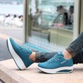 thumbnail image 3 of Chaussures pour Femmes Chaussures de Marche Femmes Décontractées Sport Mode Marche Ballerines Rehaussantes à Talon Compensé, 3 of 8