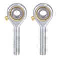 thumbnail image 1 of Unique Bargains 2 Pack POS6 Spherical Rod End Bearing 6mm Bore Self-lubricated Joint Bearing M6x1.0 Left Hand Male Thread, 1 of 6