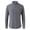 Grey, variant on NaWent Men's Dress Shirt Clearances Regular Fit Cotton Solid Color Casual Textile Long Sleeved Shirt