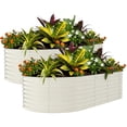 thumbnail image 1 of Yiwa Outdoor Raised Garden Beds Set of 2, Durable Deep Planter Boxes with Simple, Tool-Free Assembly, 1 of 8