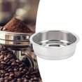 thumbnail image 1 of Stainless Steel Coffee Filter Basket,Efficient Design Reusable Coffee Filters Basket Easy to Clean and Maintain Portafilter Filter Basket for Coffee Machine, 1 of 8