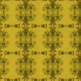 thumbnail image 1 of Ahgly Company Machine Washable Indoor Square Transitional Dark Yellow Green Area Rugs, 4' Square, 1 of 7