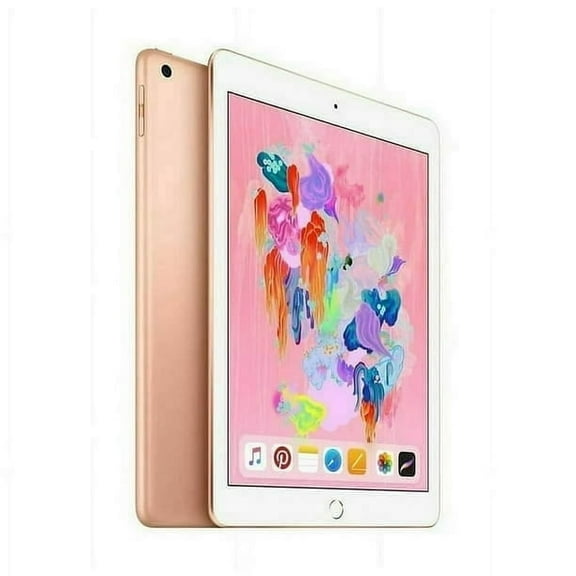 Restored Apple iPad 6th Gen 32GB WIFI Gold Excellent (Certified Refurbished)