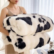 Yeciiwht Winter Large Blanket Super Soft Tie-dyed Flannel Throw Blanket 79x59 Inches, Warm Cozy Fleece Blanket Weighted Blankets Office Nap Blanket for Couch, Bed, Sofa