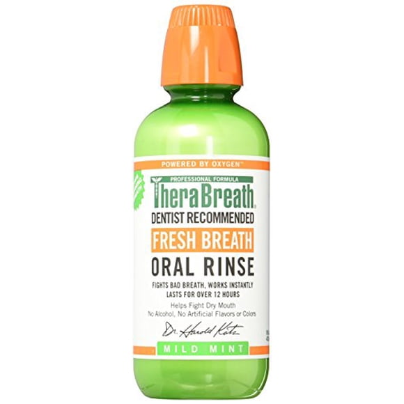 TheraBreath Rinçage Oral avec Bouchon de Dosage - 16 oz