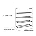 thumbnail image 3 of GFHFHITJ Étagère à Chaussures Étagère à Chaussures Très Grande Étagère de Rangement pour Chaussures Étagère de Rangement pour Chaussures Étagère à Chaussures Robuste pour Garde-Robes Garages et Couloirs Étagère à Chaussures Empilable pour Entrée, 3 of 8