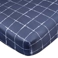thumbnail image 1 of Gerber One pack Knit Crib Sheet solid pattern Calm Navy for Infants., 1 of 3