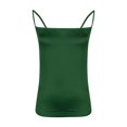 thumbnail image 4 of JDQJBZ Womens Sleeveless Sweater Vest Satin Solid Color Adjustable Strap Side Zipper Cami, 4 of 4