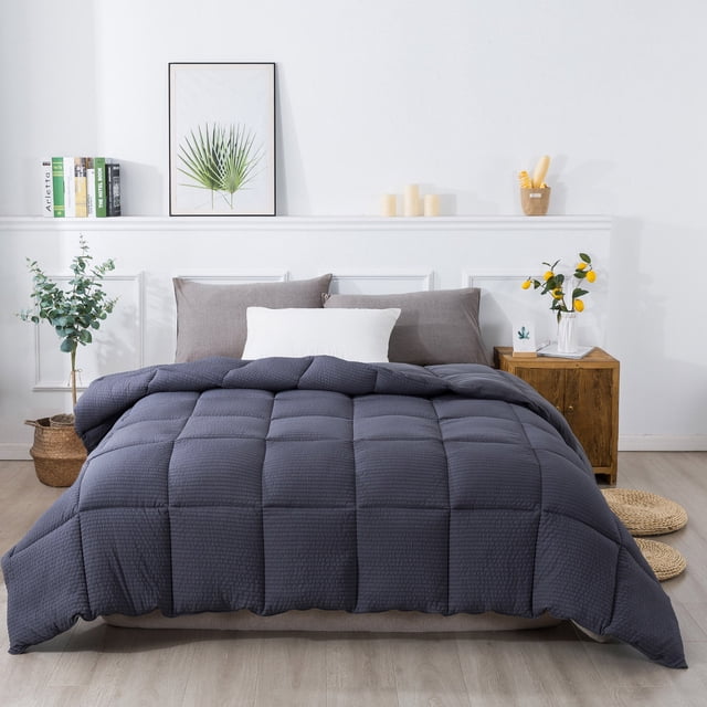 Couette Réversible en Duvet Synthétique Blanche