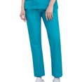thumbnail image 1 of Yuyuzo Women Casual Pants Elastic Drawstring High Waisted Solid Color Slacks Straight Leg Bootcut Trousers, 1 of 4