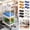 Autres, variante sur Articles en Liquidation! Gspmoly Chariot de Rangement à 3 Niveaux sur Roulettes avec Roues - Organisateur en Plastique pour Plusieurs Pièces pour Cuisine - Salon - Bureau - Salle de Bain Articles en Liquidation