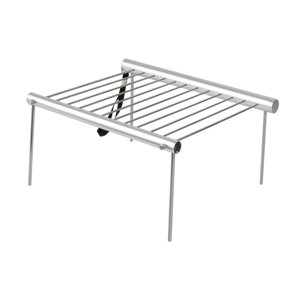 S SERENABLE Folded Campfire Grill BBQ Grill Camping Grill for Fishing Adventures Hunting