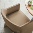 thumbnail image 4 of Modway Talia Fauteuil de Salle à Manger en Velours de Performance, Taupe, 4 of 9