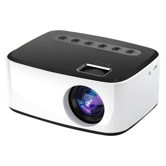 Dvkptbk T20 Mini LED Projector Portable Video Player Miniature Cinema 1080P HD Projection
