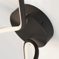 thumbnail image 2 of Artika Swirl Modern LED Wall Sconce Matte Black Indoor Adjustable Brightness, 2 of 5