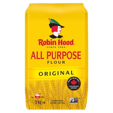 Robin Hood Original All Purpose Flour, Made with 100% Canadian Wheat, 5kg
