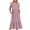 Pink, variant on Sentmoon Work Dresses for Women 2025 Plus Size Short Sleeve Prom Dresses for Women Solid Color Loose Crew Neck Beach Dresses for Women with Pockets Summer for Business Travel Beige M