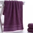 thumbnail image 2 of Greyghost 100% Cotton Towels Ultra Soft Towel Hand Bath Thick Towel Bathroom（Fuchsia）, 2 of 6