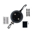thumbnail image 2 of Abbracc Corde à Linge de Camping Portable Corde à Linge Sans Perçage Légère Ajustable Lessive Noire 8 m avec Sac, 2 of 9