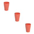 thumbnail image 1 of kurtrusly Gobelet de Lavage Gobelet à Brosse à Dents Multifonctionnel Réutilisable Style Simple Bouteille Tasse Support de Brosse à Laver Accessoires de Salle de Bain Orange Ensemble de 3, 1 of 6
