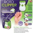 thumbnail image 2 of Roto Clipper Electric Nail Trimmer Dual Sided Battery Powered Cordless, 2 of 5