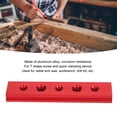 thumbnail image 3 of 100mm T Slot Miter Track With Holes Universal Aluminum Alloy Woodworking Chute Rail Electric Circular Saw Workbench Fixture For DIY Modification Tools, 3 of 8