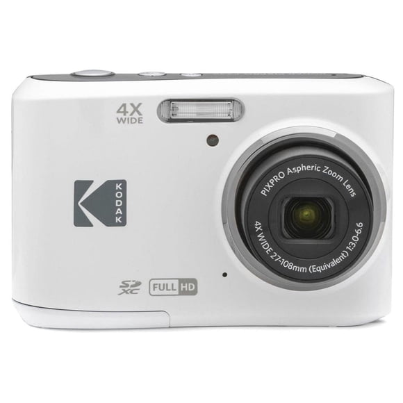 Kodak PIXPRO Friendly Zoom FZ45 - Digital camera - compact - 16.35 MP - 1080p / 30 fps - 4x optical zoom 63 MB - white