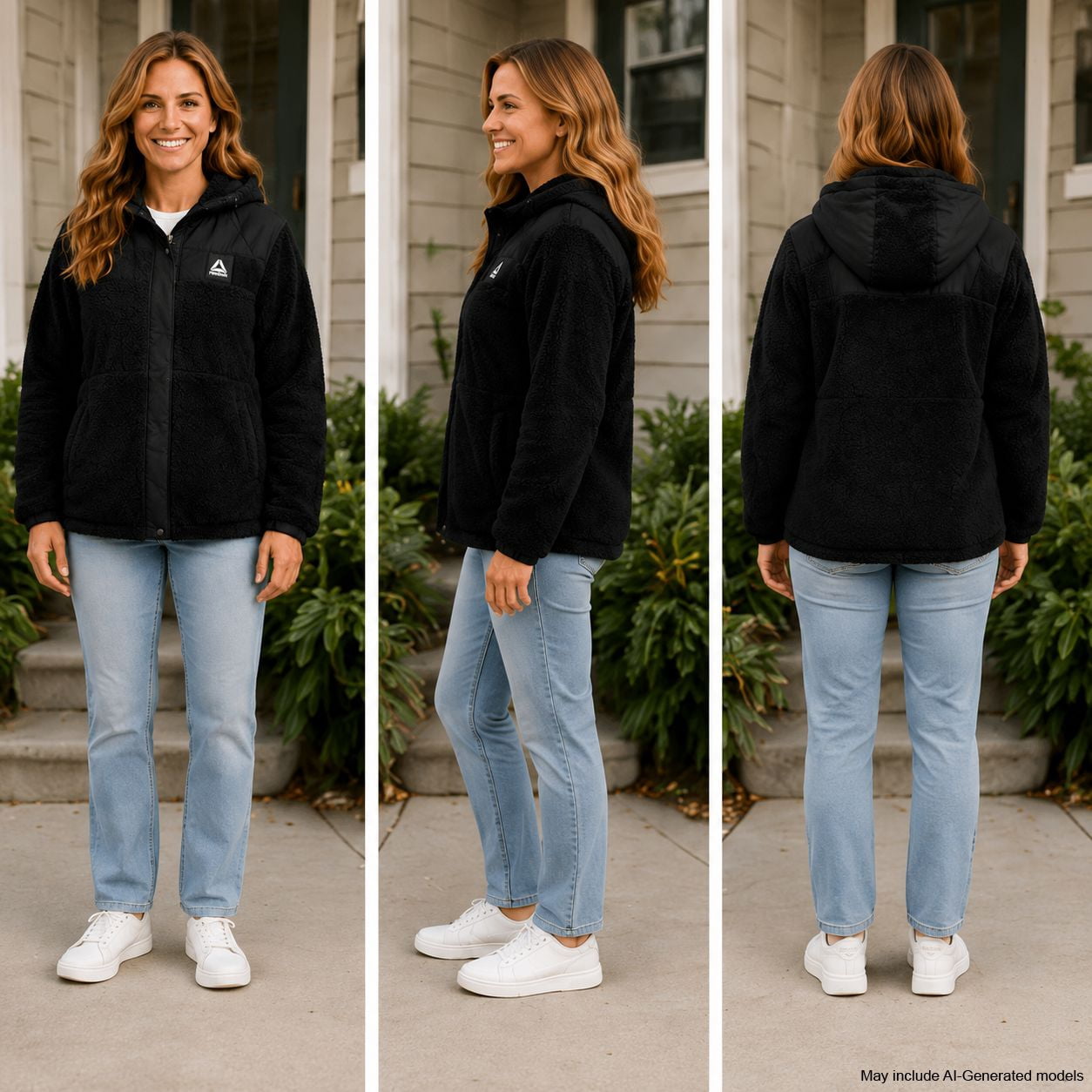 Reebok Women's High Pile Fleece Jacket