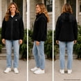 thumbnail image 3 of Veste en molleton à poils longs Reebok pour femmes, tailles XS à XXL, 3 of 3
