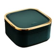 thumbnail image 2 of COFEST Mini Desktop Trash Can Home Kitchen Desk Trash Can With Lid Debris Storage Cleaning Push-type Double Bucket Hidden Garbage Bag Black, 2 of 8