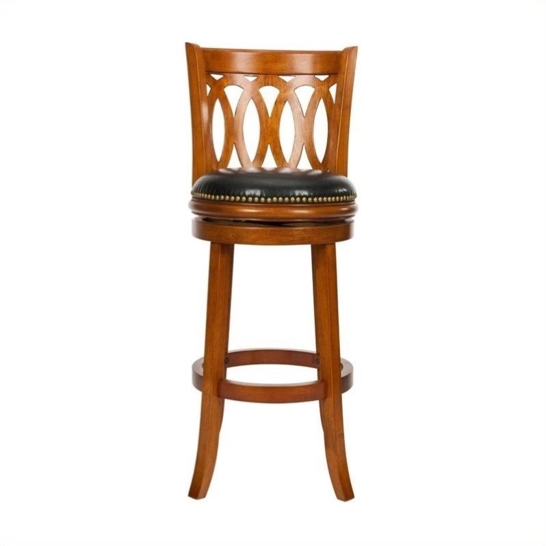 Hawthorne Collections Oak 29" Bar Stool in Light Brown
