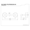 thumbnail image 2 of Kingston Brass Classic Toilet Paper Holder, 2 of 2