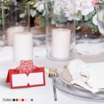 thumbnail image 5 of Unique Bargains Table Name Place Cards,25pack Favor Decor Hollow Butterfly Cut Design Seat Blank Card, Pink, 5 of 5