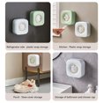 thumbnail image 2 of QualitChoice Food Cover Bag Storage Box Container Wall Punch-free Space-saving Dustproof For Bathroom Organizers Green 1 Pc, 2 of 6