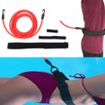 thumbnail image 4 of CTIRCHIU 1 Ensemble de Ceinture de Résistance à l'Entraînement de Natation Ceinture d'Exercice Élastique Réglable Corde de Sécurité (Rouge), 4 of 8