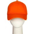 thumbnail image 4 of Diversity & Inclusion D&I Plain Dad Hat 100% Cotton Unstructured Hat Unisex Adjustable Strap - Orange, 4 of 4
